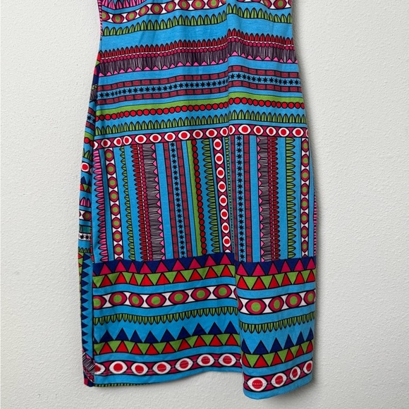 NWT Mara Hoffman Jersey Racerback Fitted Mini Dress in Ganesh Sky Size XS - Picture 10 of 15